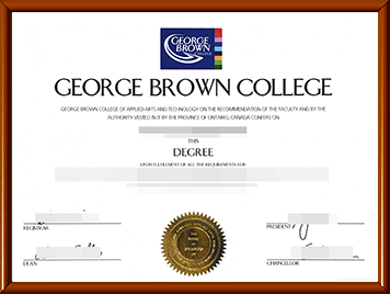 办理乔治布朗学院毕业证