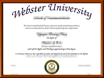 韦伯斯特大学毕业证办理
