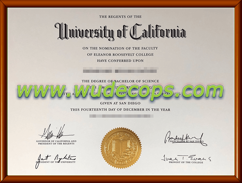 办理UCSD毕业证