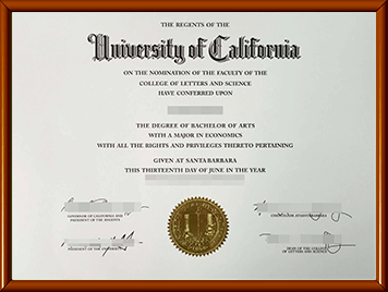 加州大学圣巴巴拉分校毕业证办理