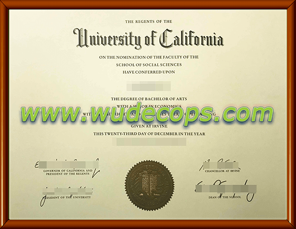 购买加州大学尔湾分校毕业证