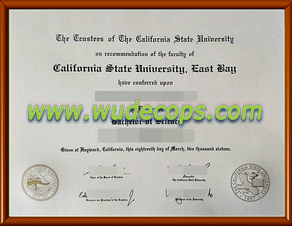 购买加州州立大学东湾毕业证