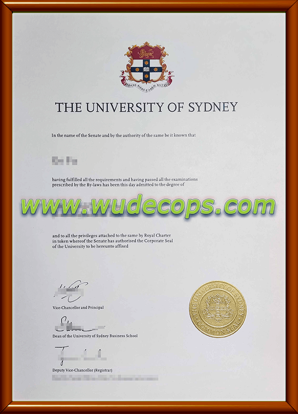 办理悉尼大学毕业证