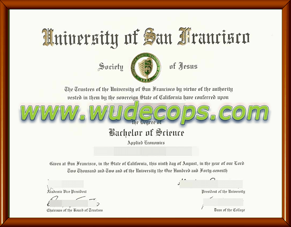 购买旧金山大学毕业证