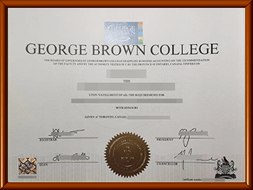 购买乔治布朗学院毕业证
