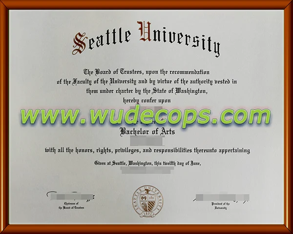 购买西雅图大学毕业证