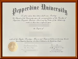 pepperdine毕业证样本展示