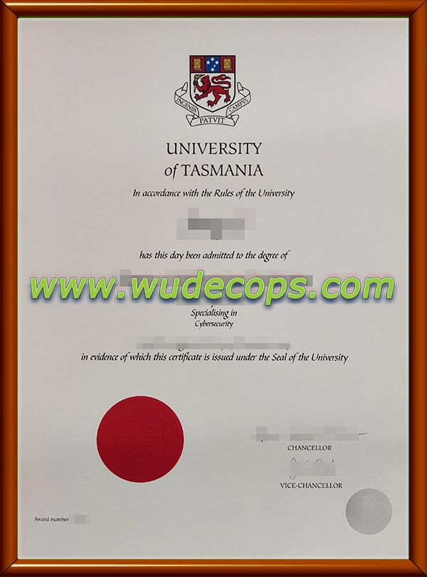 塔斯马尼亚大学毕业证