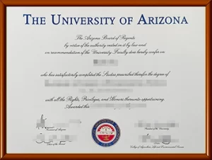 University of Arizona毕业证