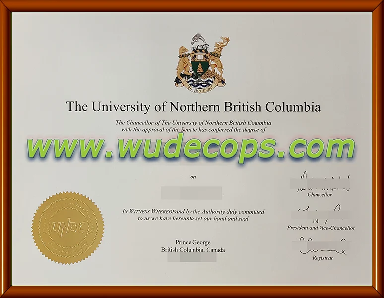 北不列颠哥伦比亚大学毕业证办理