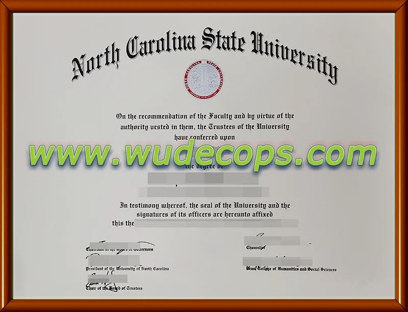 北卡罗莱纳州立大学毕业证办理