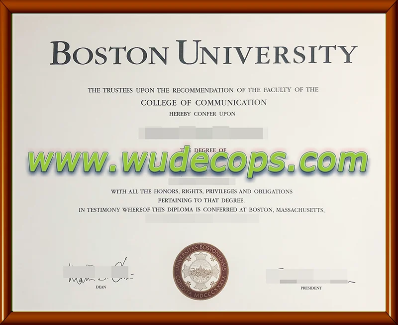 波士顿大学毕业证购买