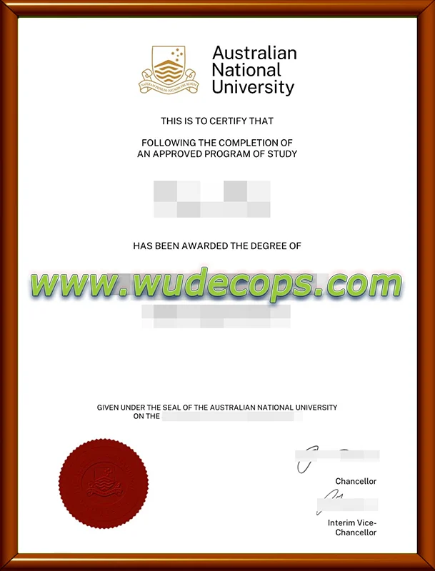 澳洲国立大学毕业证ANU毕业证办理