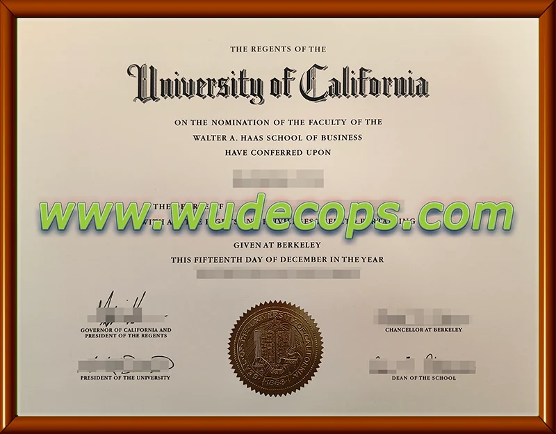 加州大学伯克利分校毕业证办理
