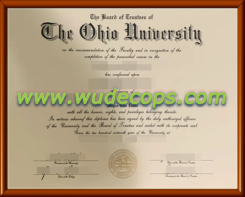 办理俄亥俄大学毕业证